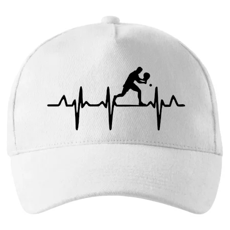 EKG stolní tenista stojící