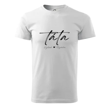 Triko táta psací se jmény dětí