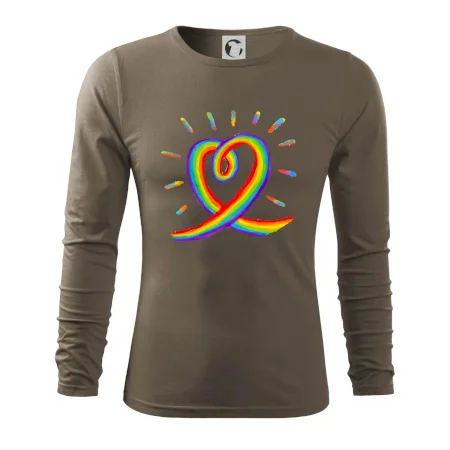 Srdce pride duha kreslená