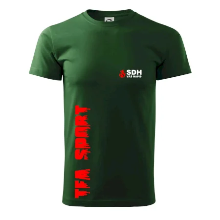 TFA Sport SDH (červený oheň) - Vlastní nápis