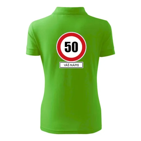 Dopravní značka - rychlost 50 - váš nápis