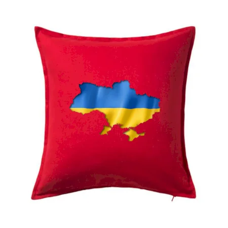 Ukrajina vlajka mapa