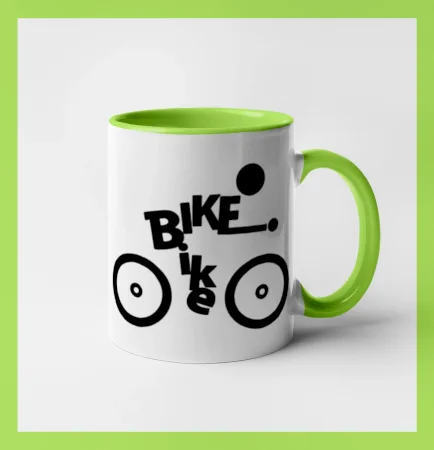 Bike nápis postava