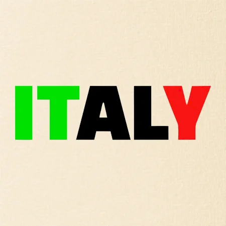Italy Nápis