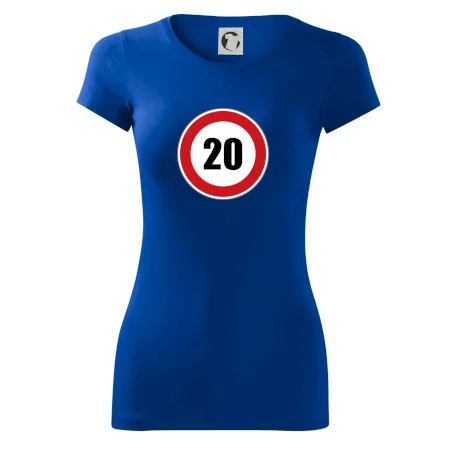 Dopravní značka - omezení rychlosti 20