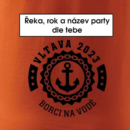 Na vodu - kotva (vlastní nápis)