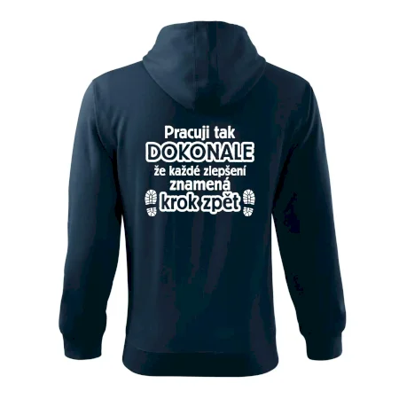 Pracuji dokonale krok zpět