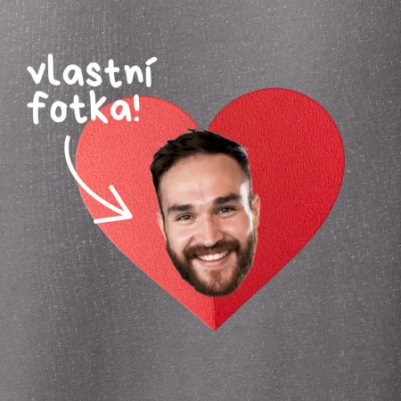 Vlastní fotka v srdci