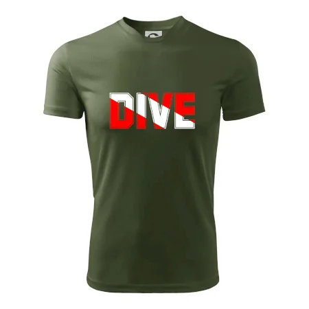 Dive nápis vlajka