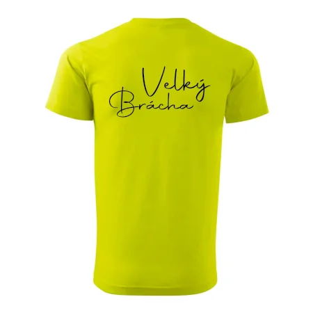 Velký brácha - nápis na zádech