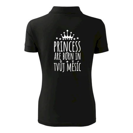 Princesses are born in (vlastní nápis měsíc narození)
