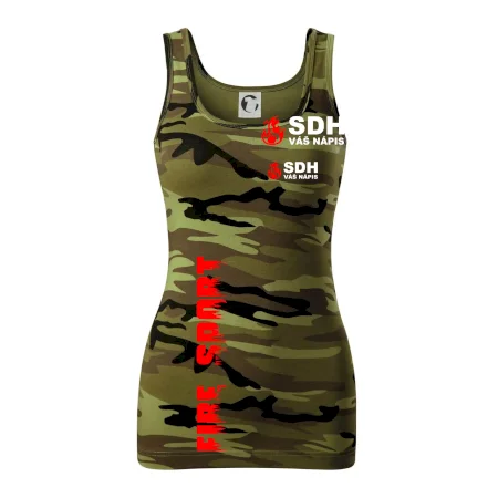 SDH nápis (oheň, firesport, název sboru - vlastní nápis)