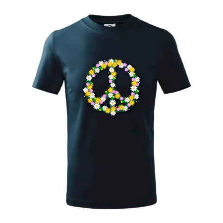 Peace symbol kopretiny