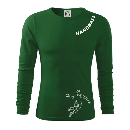 Handball nápis šikmo