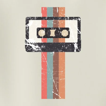 Retro kazeta - pruhy