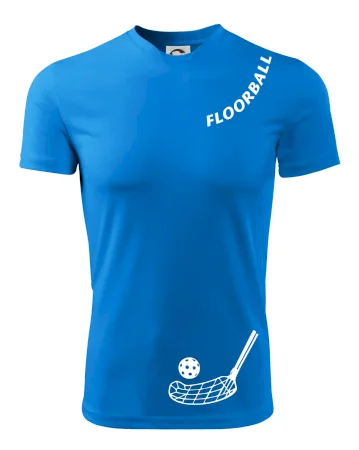 Floorball nápis šikmo