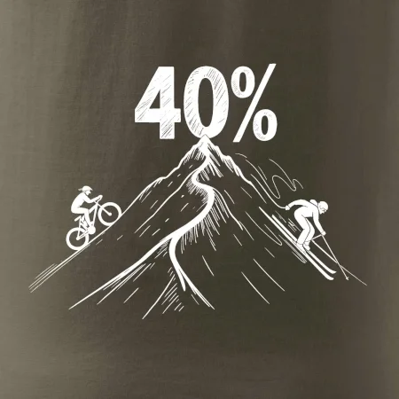 Narozeniny cyklista a lyžař 40