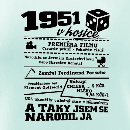 1951 v kostce
