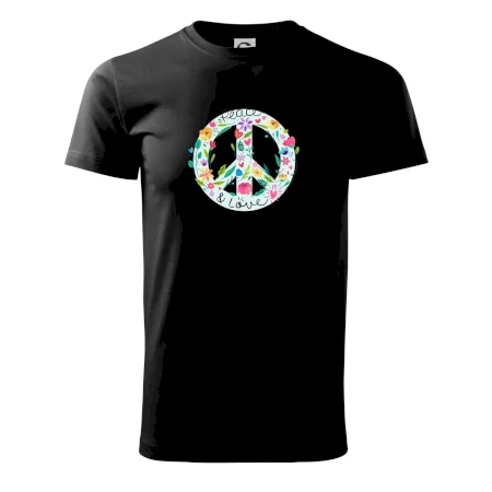 Peace and love symbol