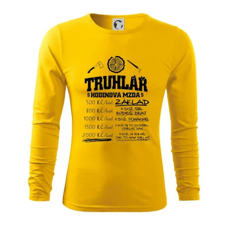 Hodinová mzda truhlář