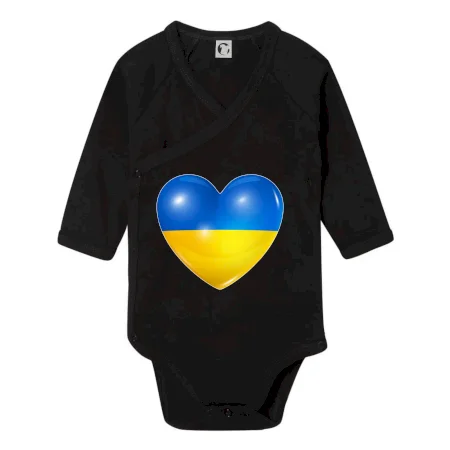 Ukrajina srdce vlajka