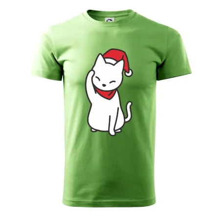 Vánoční kočka mávající