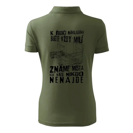 K řidiči náklaďáku buďte vždy milý