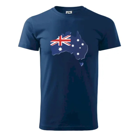 Austrálie - vlajka mapa