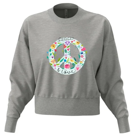 Peace and love symbol