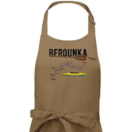 Mapa řeky Berounky