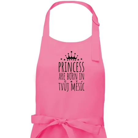 Princesses are born in (vlastní nápis měsíc narození)