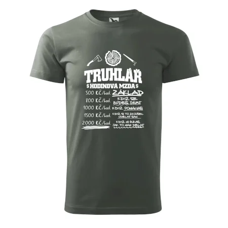 Hodinová mzda truhlář