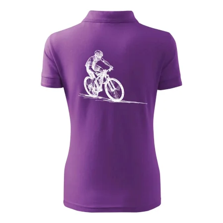 MTB kreslený cyklista