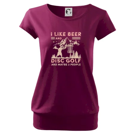 I like beer and disc golf