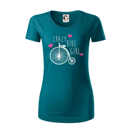 Crazy bike girl