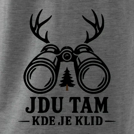 Jdu tam kde je klid dalekohled a paroží