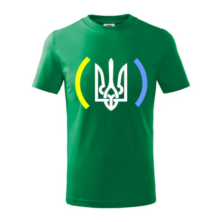 Ukrajina trojzubec s barvami