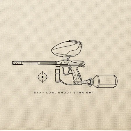Minimalistický marker stay low shoot straight