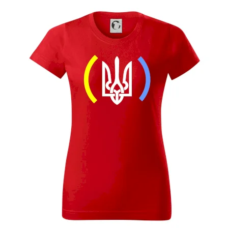 Ukrajina trojzubec s barvami