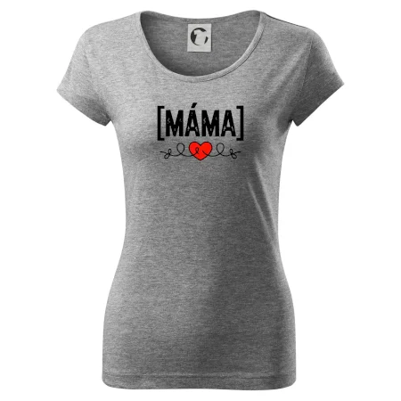 Nápis máma a srdce