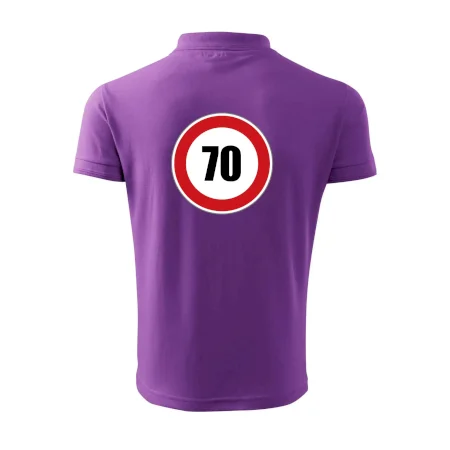 Dopravní značka - omezení rychlosti 70