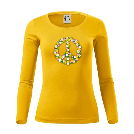 Peace symbol kopretiny
