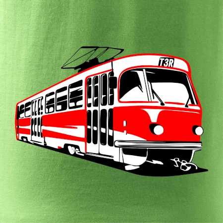 Tramvaj T3R barevná