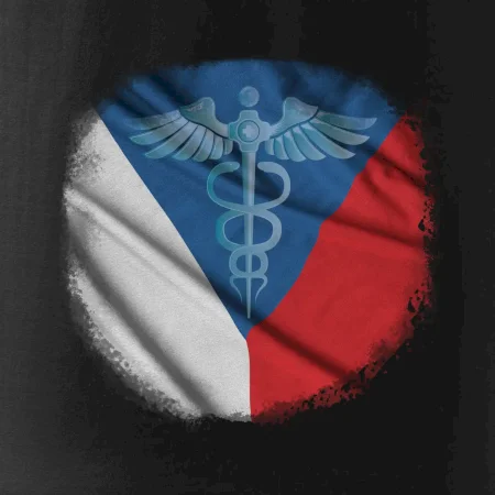 Hrdinové zdravotnictví - Česká vlajka (Pecka design)