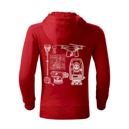 Geodet teodolit dron