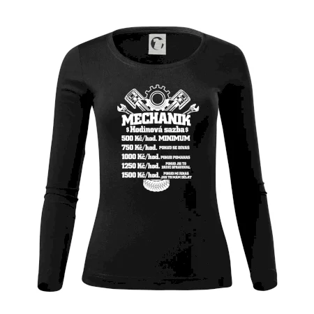 Mechanik - hodinová sazba