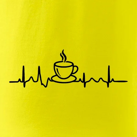 EKG hrnek kávy