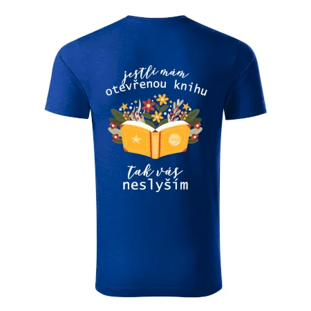 Jestli mám otevřenou knihu, tak vás neslyším