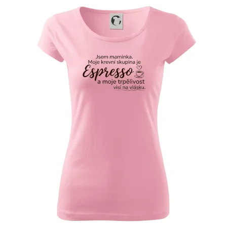 Jsem maminka. Moje krevní skupina je Espresso