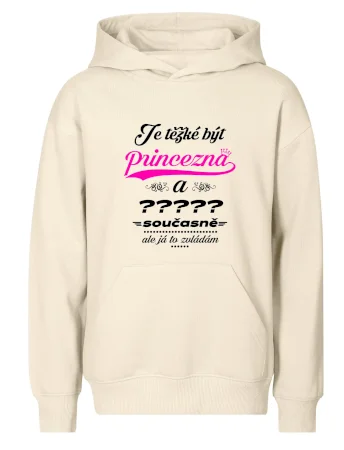 Je těžké být princezna - vlastní nápis